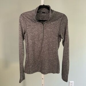 Nike Dri-Fit Gray Quarter Zip Jacket